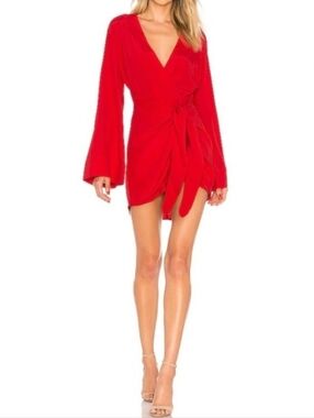 aje admiration asymmetric mini dress Aje